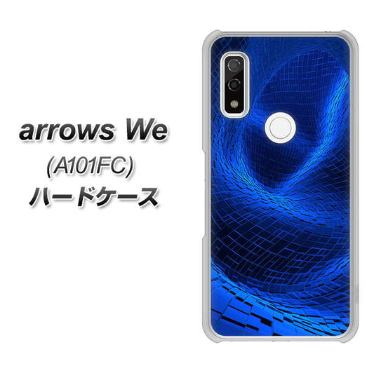 arrows We A101FC 高画質仕上げ 背面印刷 ハードケース【1302 ワープブルー】