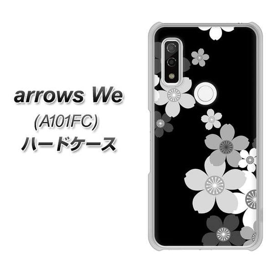 arrows We A101FC 高画質仕上げ 背面印刷 ハードケース【1334 桜のフレーム】