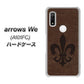 arrows We A101FC 高画質仕上げ 背面印刷 ハードケース【EK823 レザー風ユリ】