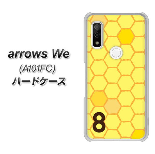 arrows We A101FC 高画質仕上げ 背面印刷 ハードケース【IB913 はちの巣】