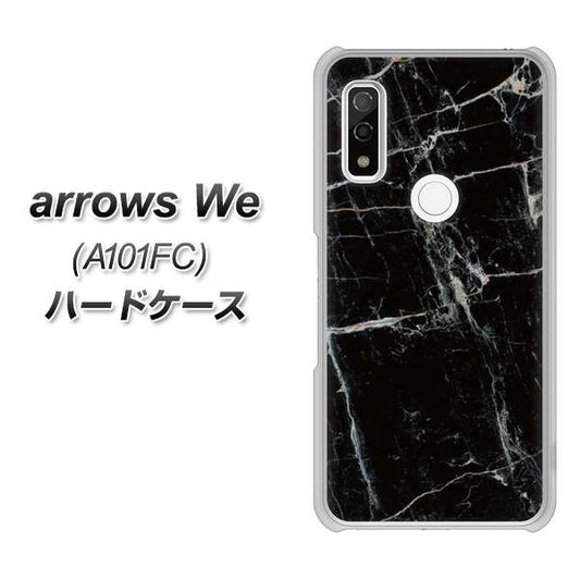 arrows We A101FC 高画質仕上げ 背面印刷 ハードケース【KM867 大理石BK】