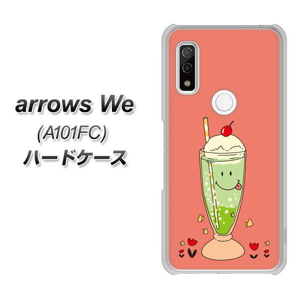 arrows We A101FC 高画質仕上げ 背面印刷 ハードケース【MA900 クリームソーダ】