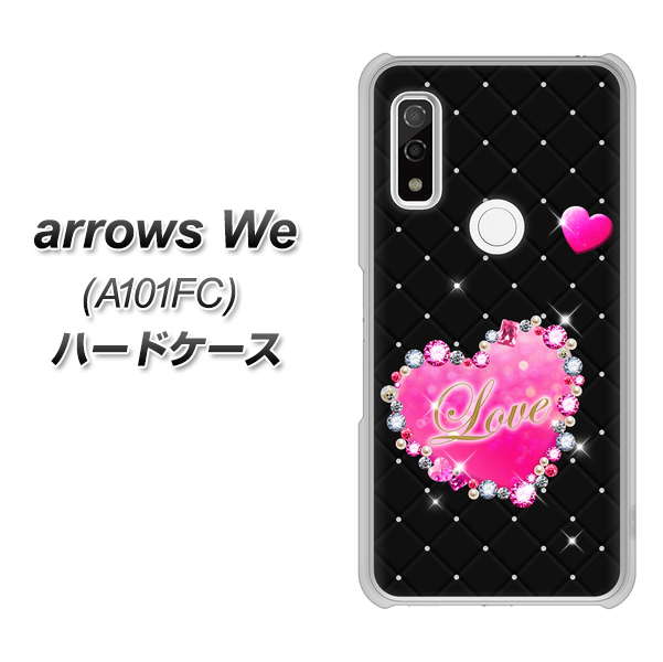 arrows We A101FC 高画質仕上げ 背面印刷 ハードケース【SC823 スワロデコ風プリント】