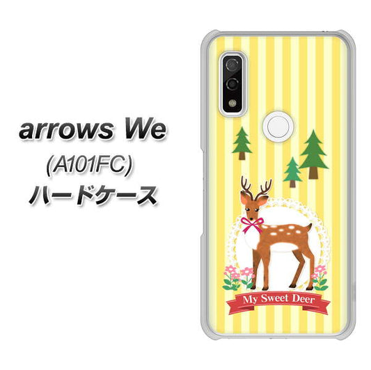 arrows We A101FC 高画質仕上げ 背面印刷 ハードケース【SC826 森の鹿】