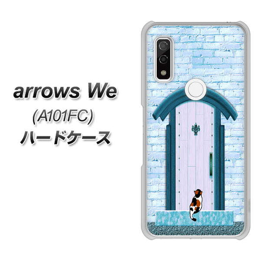 arrows We A101FC 高画質仕上げ 背面印刷 ハードケース【YA953 石ドア03 素材クリア】