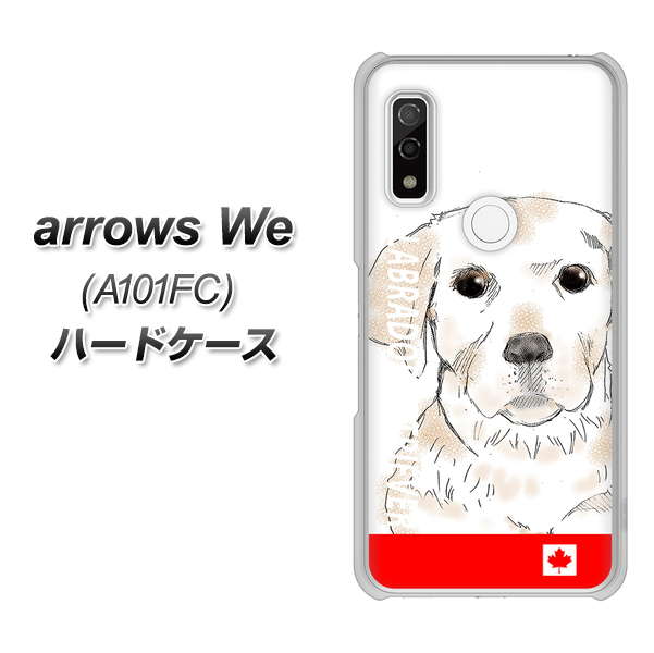 arrows We A101FC 高画質仕上げ 背面印刷 ハードケース【YD821 ラブラドールレトリバー02】