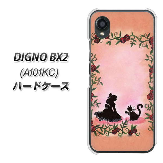 DIGNO BX2 A101KC SoftBank 高画質仕上げ 背面印刷 ハードケース【1096 お姫様とネコ（カラー）】