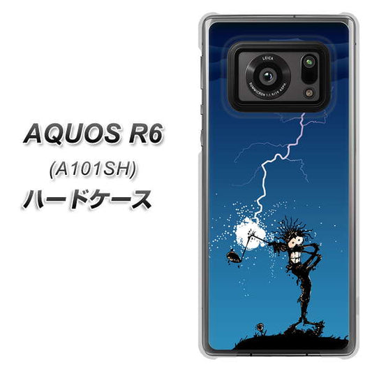 アクオスR6 A101SH 高画質仕上げ 背面印刷 ハードケース【417 ゴルファーの苦難】