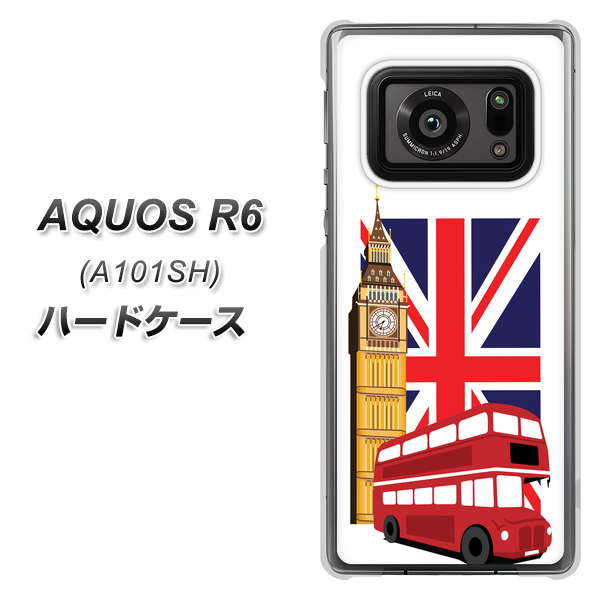 アクオスR6 A101SH 高画質仕上げ 背面印刷 ハードケース【573 イギリス】