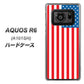 アクオスR6 A101SH 高画質仕上げ 背面印刷 ハードケース【659 アメリカ】