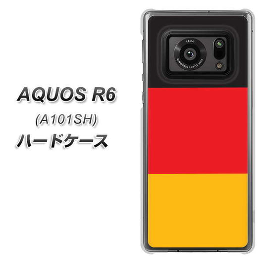 アクオスR6 A101SH 高画質仕上げ 背面印刷 ハードケース【675 ドイツ】