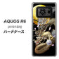 アクオスR6 A101SH 高画質仕上げ 背面印刷 ハードケース【1003 月と龍】