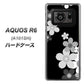アクオスR6 A101SH 高画質仕上げ 背面印刷 ハードケース【1334 桜のフレーム】