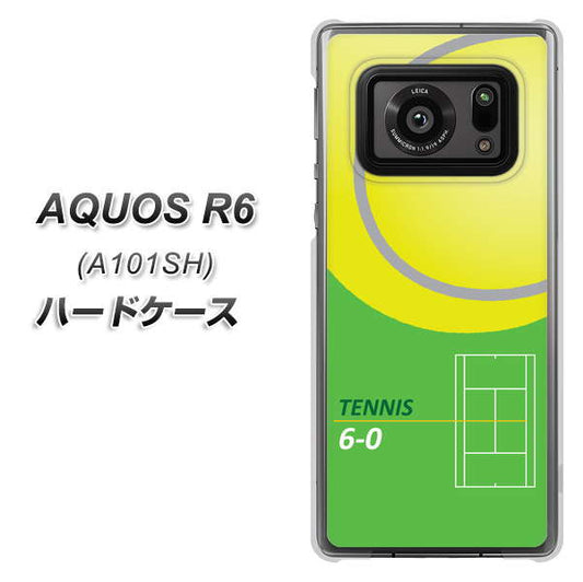 アクオスR6 A101SH 高画質仕上げ 背面印刷 ハードケース【IB920  TENNIS】