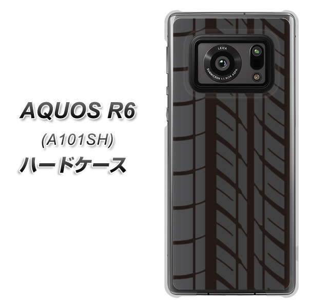アクオスR6 A101SH 高画質仕上げ 背面印刷 ハードケース【IB931 タイヤ】