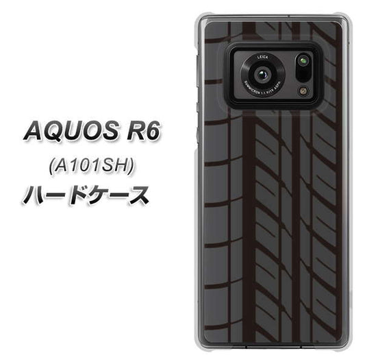 アクオスR6 A101SH 高画質仕上げ 背面印刷 ハードケース【IB931 タイヤ】