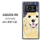 アクオスR6 A101SH 高画質仕上げ 背面印刷 ハードケース【YD828 ゴールデンレトリバー04】