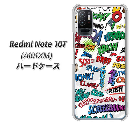 Redmi Note 10T A101XM SoftBank 高画質仕上げ 背面印刷 ハードケース【271 アメリカン キャッチコピー】