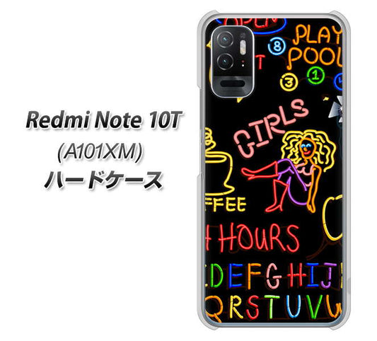 Redmi Note 10T A101XM SoftBank 高画質仕上げ 背面印刷 ハードケース【284 カジノ】