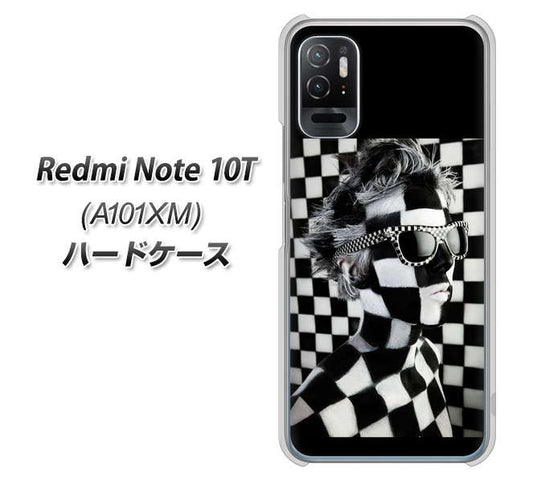 Redmi Note 10T A101XM SoftBank 高画質仕上げ 背面印刷 ハードケース【357 bk&wh】