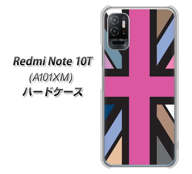 Redmi Note 10T A101XM SoftBank 高画質仕上げ 背面印刷 ハードケース【507 ユニオンジャック デスカラー】