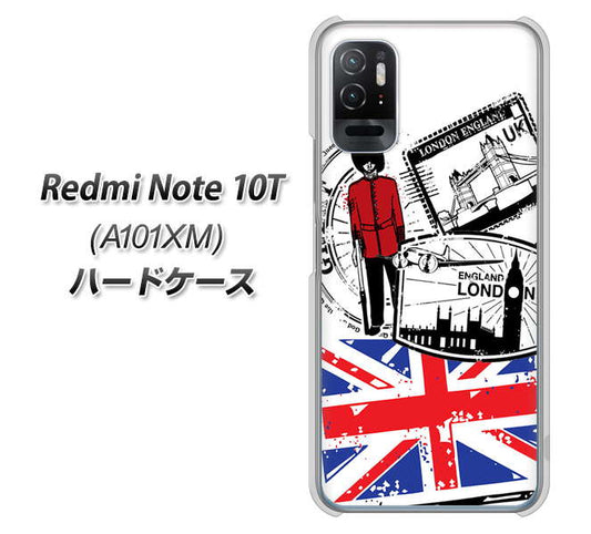 Redmi Note 10T A101XM SoftBank 高画質仕上げ 背面印刷 ハードケース【574 ＬＯＮＤＯＮ】