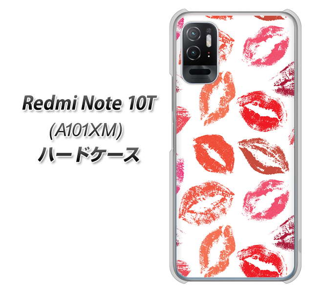 Redmi Note 10T A101XM SoftBank 高画質仕上げ 背面印刷 ハードケース【734 キスkissキス】