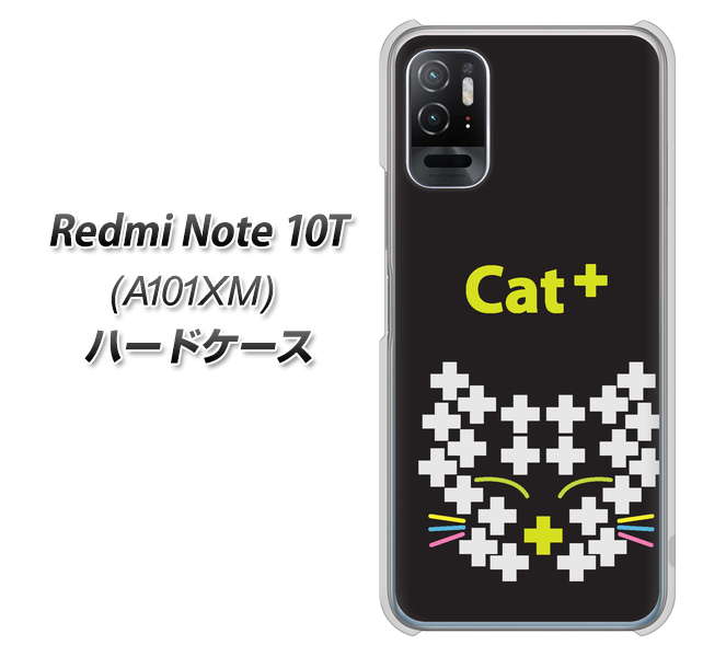 Redmi Note 10T A101XM SoftBank 高画質仕上げ 背面印刷 ハードケース【IA807 Cat＋】