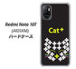 Redmi Note 10T A101XM SoftBank 高画質仕上げ 背面印刷 ハードケース【IA807 Cat＋】