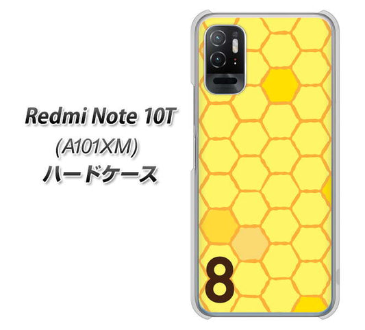 Redmi Note 10T A101XM SoftBank 高画質仕上げ 背面印刷 ハードケース【IB913 はちの巣】