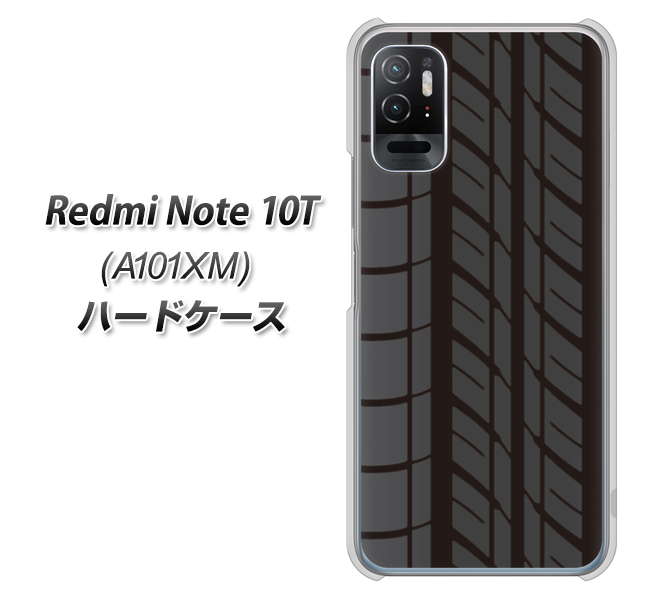 Redmi Note 10T A101XM SoftBank 高画質仕上げ 背面印刷 ハードケース【IB931 タイヤ】