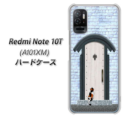 Redmi Note 10T A101XM SoftBank 高画質仕上げ 背面印刷 ハードケース【YA951 石ドア01】