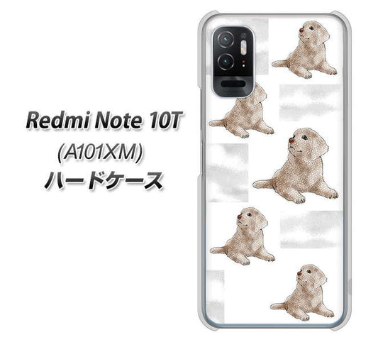 Redmi Note 10T A101XM SoftBank 高画質仕上げ 背面印刷 ハードケース【YD823 ラブラドールレトリバー04】