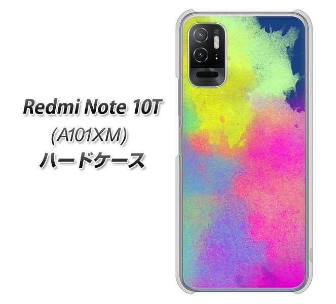 Redmi Note 10T A101XM SoftBank 高画質仕上げ 背面印刷 ハードケース【YJ294 デザイン色彩】