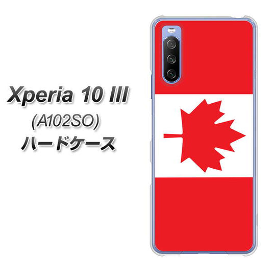 Y!mobile エクスペリア10 III A102SO 高画質仕上げ 背面印刷 ハードケース【669 カナダ】