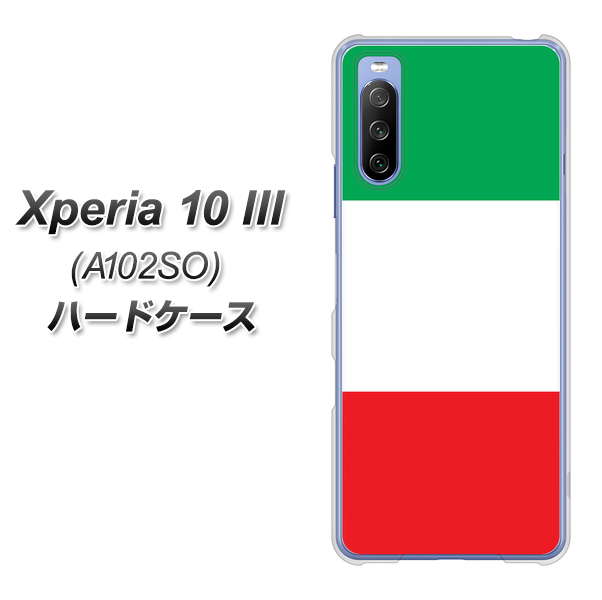 Y!mobile エクスペリア10 III A102SO 高画質仕上げ 背面印刷 ハードケース【676 イタリア】