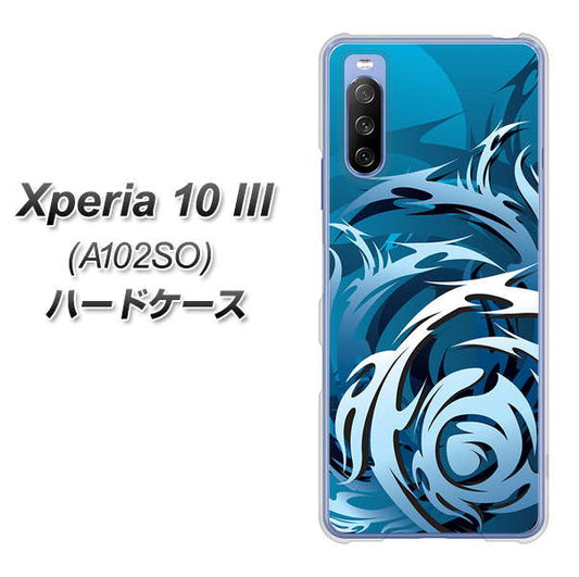 Y!mobile エクスペリア10 III A102SO 高画質仕上げ 背面印刷 ハードケース【731 ドラゴンサークル】