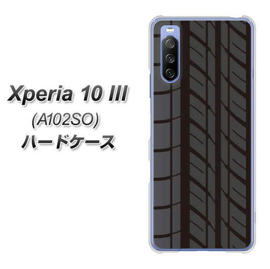 Y!mobile エクスペリア10 III A102SO 高画質仕上げ 背面印刷 ハードケース【IB931 タイヤ】