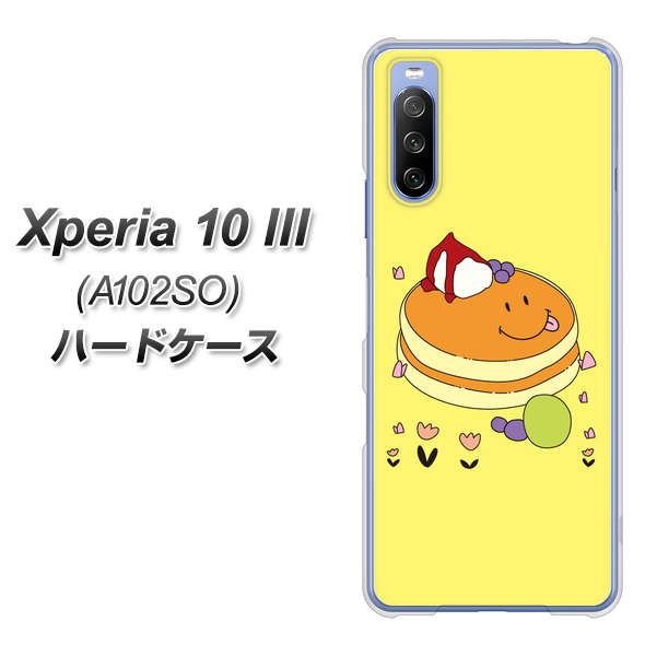 Y!mobile エクスペリア10 III A102SO 高画質仕上げ 背面印刷 ハードケース【MA901 パンケーキ】