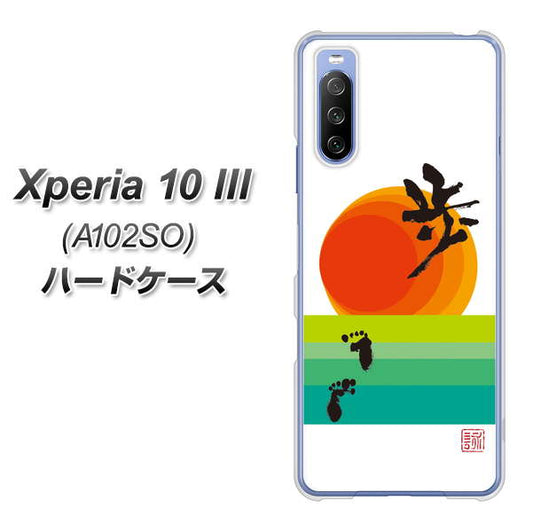 Y!mobile エクスペリア10 III A102SO 高画質仕上げ 背面印刷 ハードケース【OE809 歩ム】