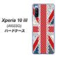 Y!mobile エクスペリア10 III A102SO 高画質仕上げ 背面印刷 ハードケース【SC805 ユニオンジャック レース】