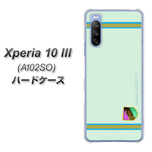 Y!mobile エクスペリア10 III A102SO 高画質仕上げ 背面印刷 ハードケース【YC938 アバルト09】