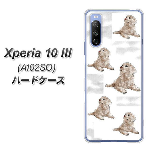 Y!mobile エクスペリア10 III A102SO 高画質仕上げ 背面印刷 ハードケース【YD823 ラブラドールレトリバー04】