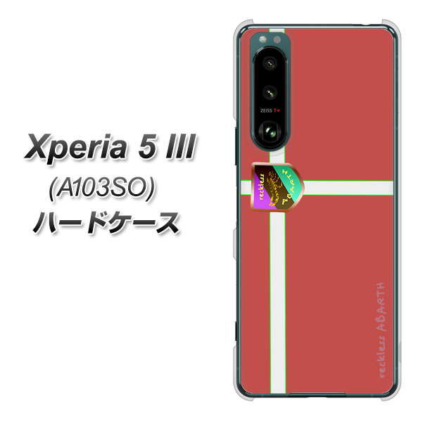 Xperia 5 III A103SO SoftBank 高画質仕上げ 背面印刷 ハードケース【YC934 アバルト05】