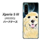 Xperia 5 III A103SO SoftBank 高画質仕上げ 背面印刷 ハードケース【YD826 ゴールデンレトリバー02】