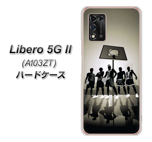 Libero 5G II A103ZT Y!mobile 高画質仕上げ 背面印刷 ハードケース【389 クールバスケ】