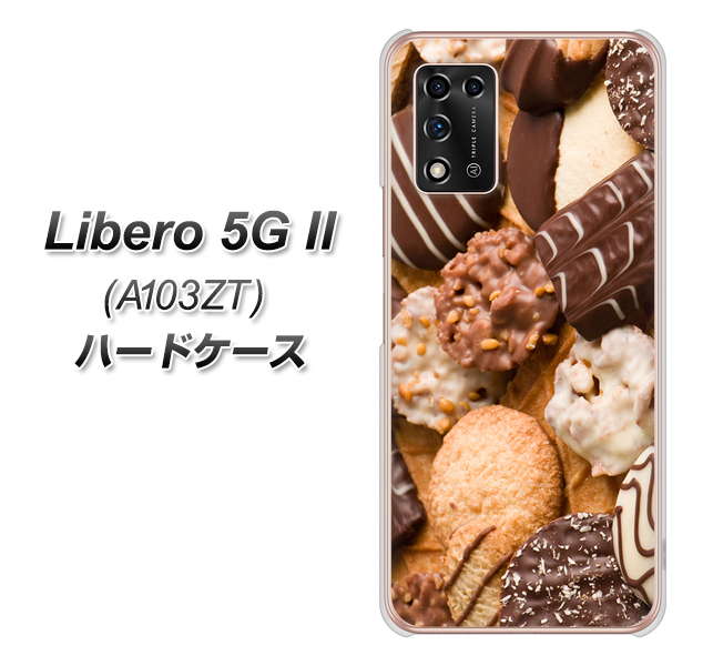 Libero 5G II A103ZT Y!mobile 高画質仕上げ 背面印刷 ハードケース【442 クッキー mix】