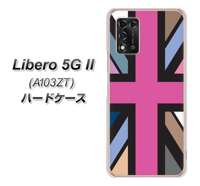Libero 5G II A103ZT Y!mobile 高画質仕上げ 背面印刷 ハードケース【507 ユニオンジャック デスカラー】