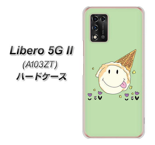 Libero 5G II A103ZT Y!mobile 高画質仕上げ 背面印刷 ハードケース【MA902 アイスクリーム】