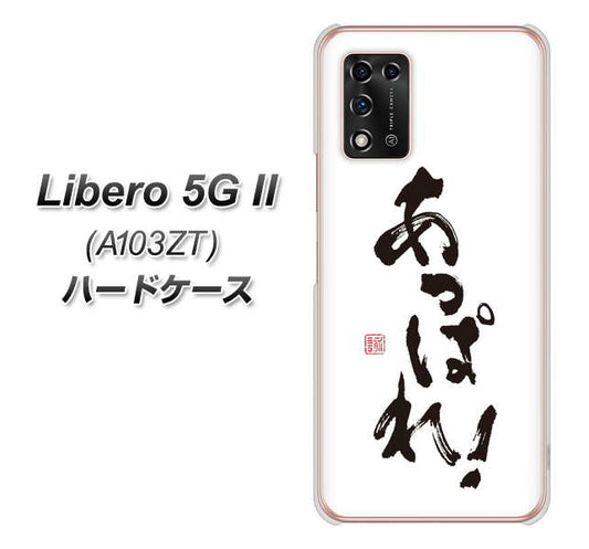 Libero 5G II A103ZT Y!mobile 高画質仕上げ 背面印刷 ハードケース【OE846 あっぱれ！】